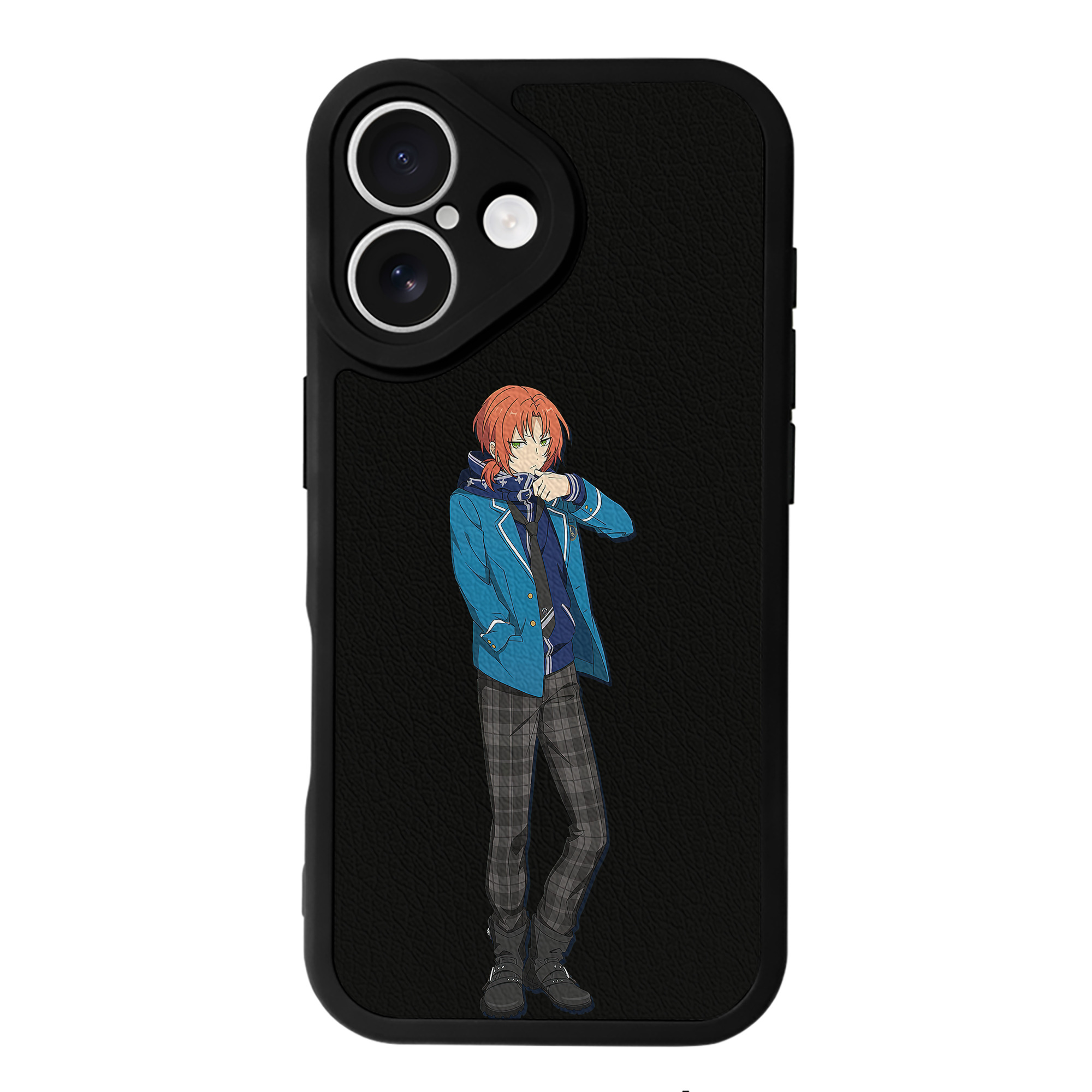 （画像用） あんさんぶるスターズ! Ensemble Stars 【iPhone 16シリーズ対応】シリコンスマホケース（レザー調） 材質：シリコン